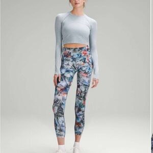 Lululemon  High Rise Tight 25" Luminescent Floral Multi Size 4 (A5)